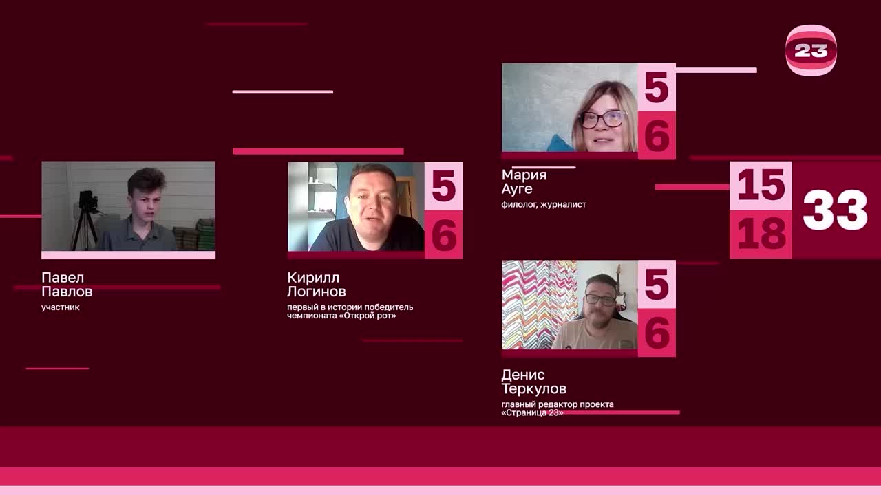 Чемпионат «Страница23». Матч №2896