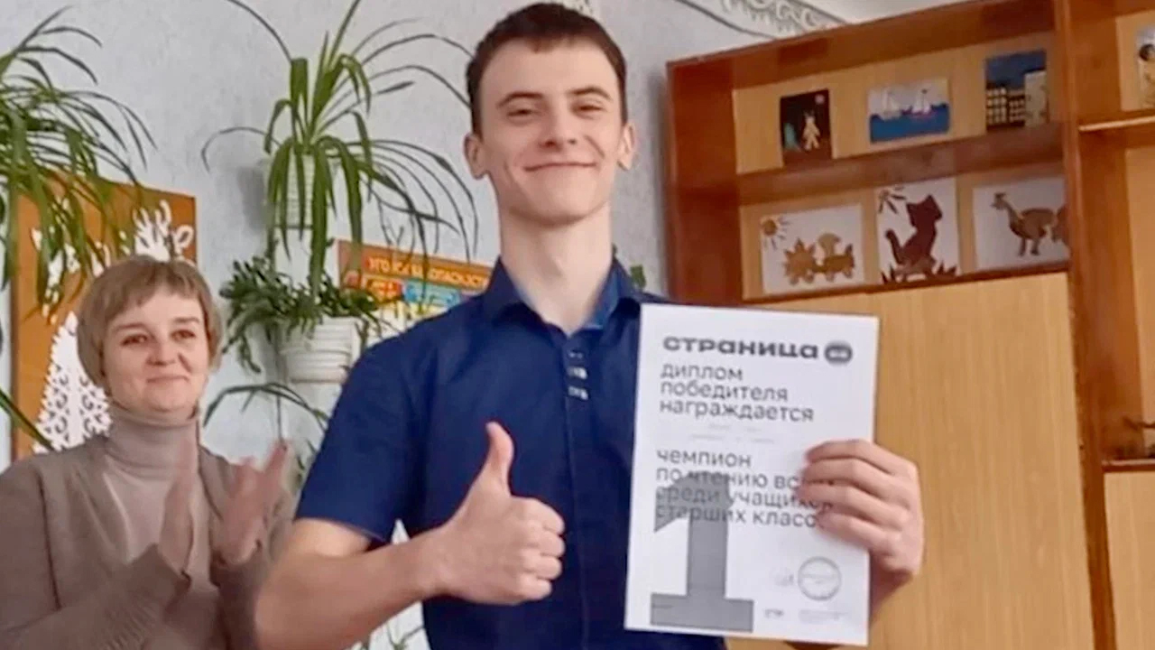 Олег Люлько победил в отборочном матче «Страницы’23» в Краснокутской школе Луганской Народной Республики