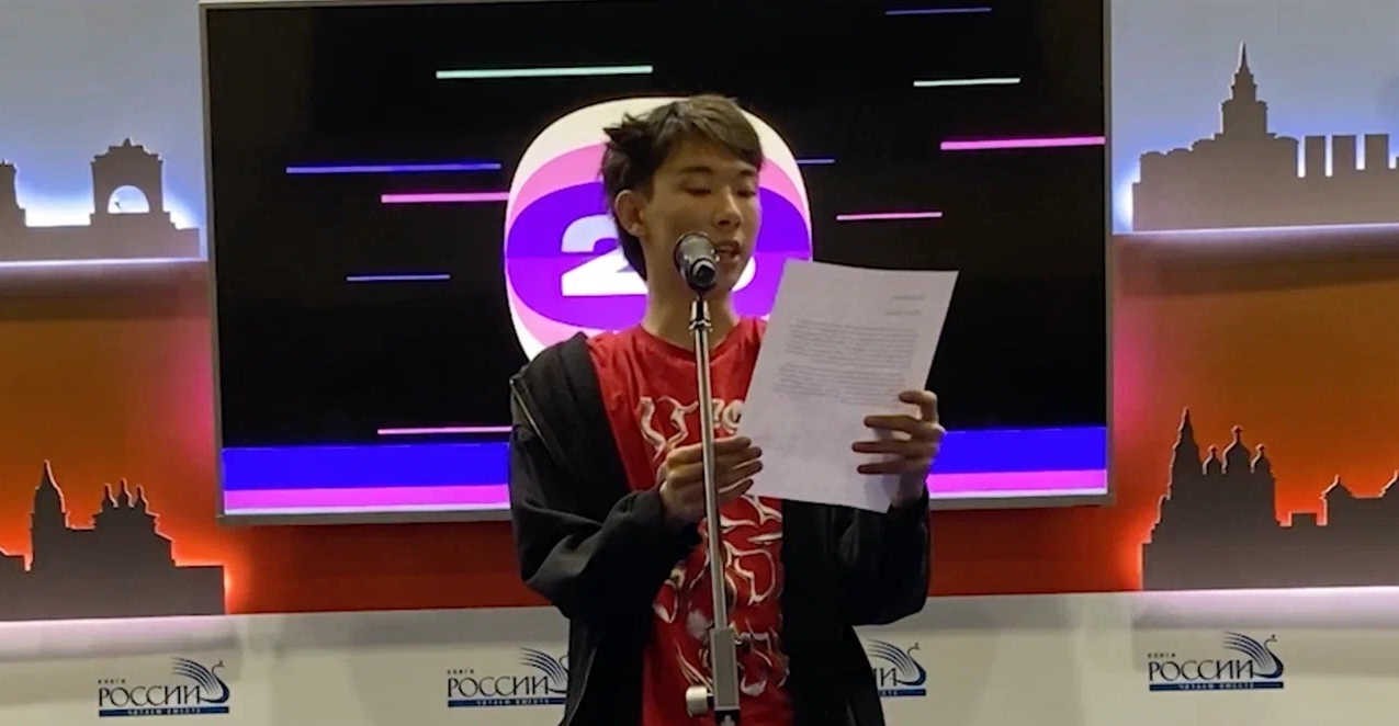 В товарищеском матче чемпионата по чтению вслух среди старшеклассников Казахстана — сразу  два победителя